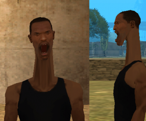 CJ with long neck
